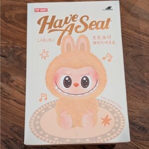 Popmart authentic The monsters labubu Have a Seat DADA